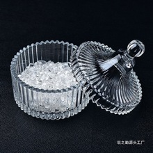 雨秉紫白粉黄水晶碎石摆件手链消磁石饰品容器收纳盒器皿消磁碗