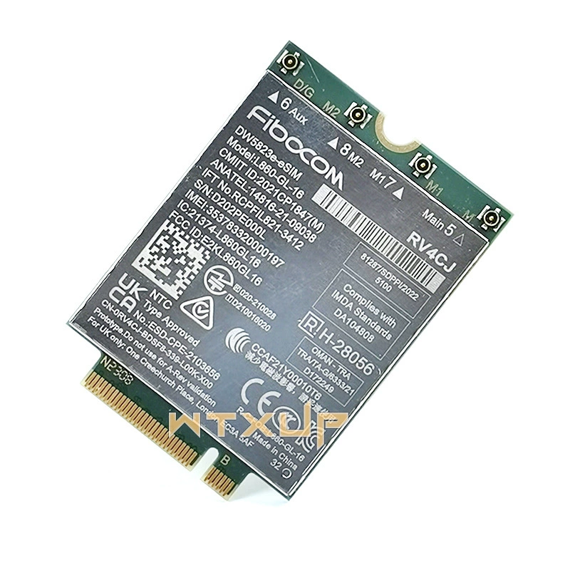 Модуль 4G для Latitude 7440 7640 5540 5440 5340 L860-GL-16 DW5823E