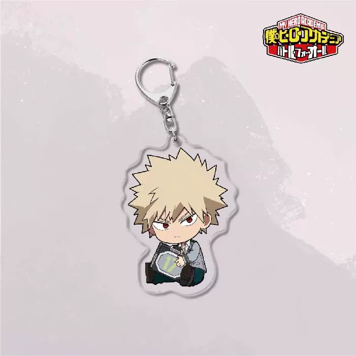 acrylic keychain, heroes, creative jewelry, Birthday gift