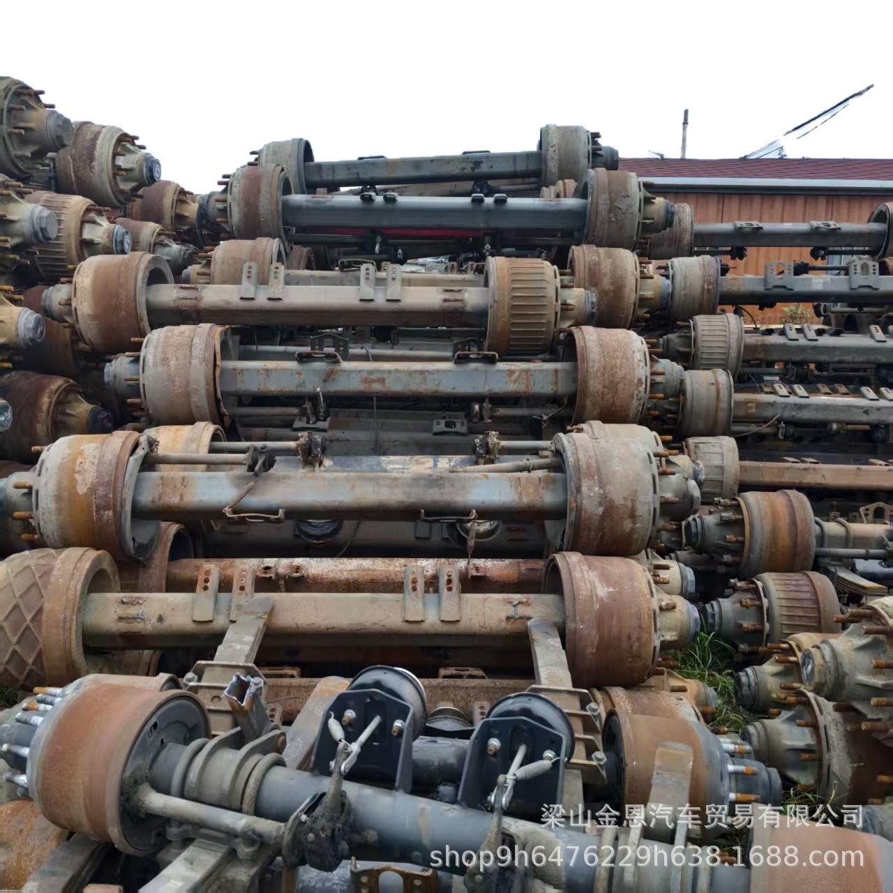 Export of Used Engines, Rear Axles, American-Style 13-Ton Axles, Towing, Dump, Mixing, and Trailer Axles