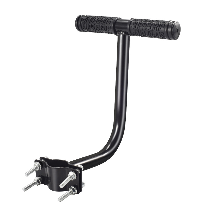 Coche eléctrico asiento trasero apoyabrazos bicicleta cojín trasero apoyabrazos mango batería coche niños asiento trasero mango trasero varilla de empuje