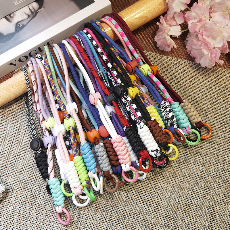 Mobile Phone Lanyard Wrist Lanyard Creative Short Compilation Lanyard Mobile Phone Case Key Ring Removable Anti-loss Lanyard Mobile Phone Lanyard Wrist Lanyard Creative Short Compilation Lanyard Mobile Phone Case Key Ring Removable Anti-loss Lanyard