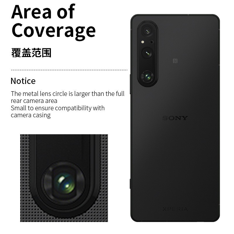 Adecuado para Sony 1V cámara trasera de metal protección de la lente Sony 10V lente película protección integrada etiqueta de metal image 6