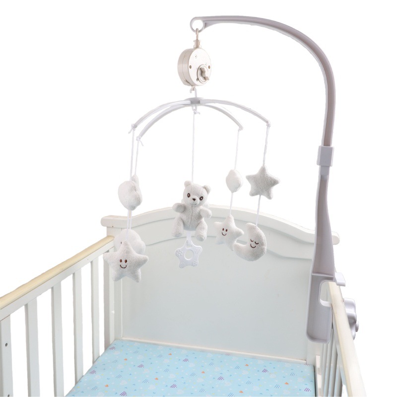 BBSKY cama de bebé Campana estrella de cinco puntas Cama de Ángel Campana cama colgante de música giratoria campana fábrica al por mayor