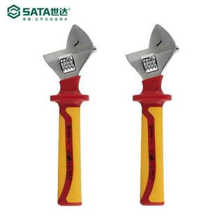 Sata Tool Vde Insulated Adjustable Wrench Voltage Resistance 6inch 47101 Electrician Wrench for Live Work