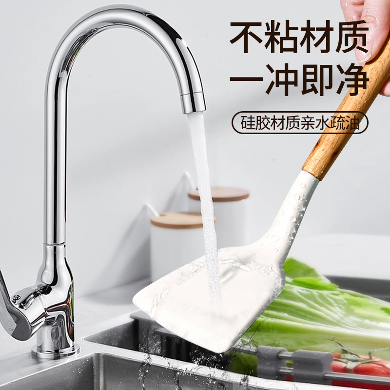 Fábrica de alimentos suplementarios para bebés venta directa no pegajosos caseros cucharas de verduras cucharas de alimentos para el cabello cucharas regalos de madera no