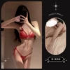 Red bra, set