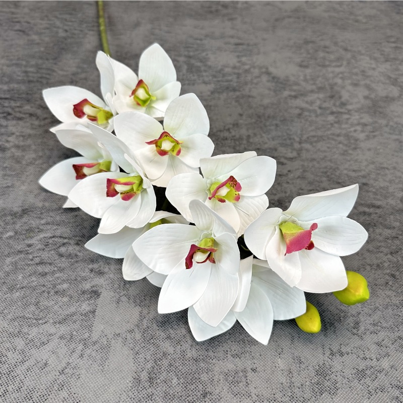 10 platillos Sensación artificial flor 3D impresión película Magnolia Home Dress Up flor arreglo props flor falsa al por mayor