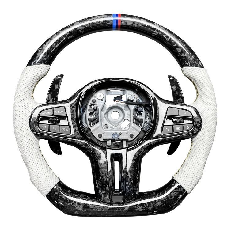 The Steering Wheel Is Suitable for Bmw 340I F11 F02 F12 G82 F06 540I M4 Forged Carbon Fiber Model