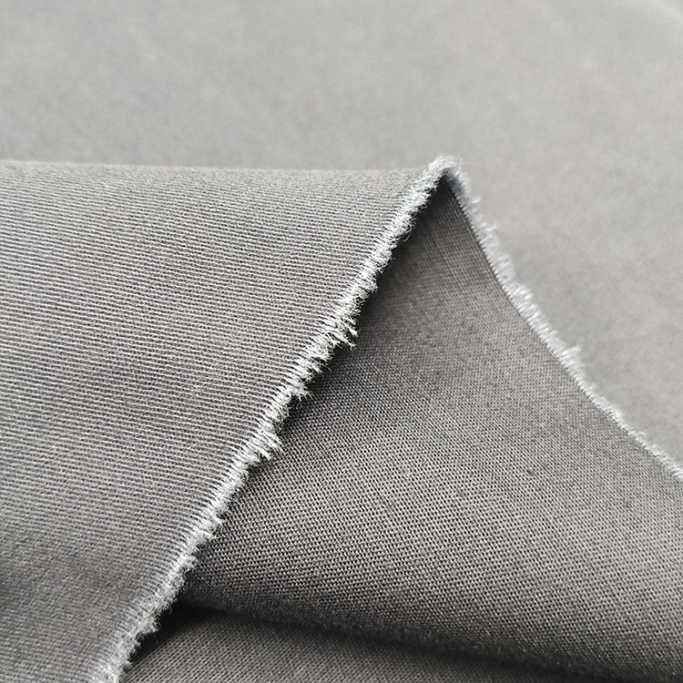 Nuevo estilo de moda de color de tinta de tela de spandex de algodón de piel de桃ar