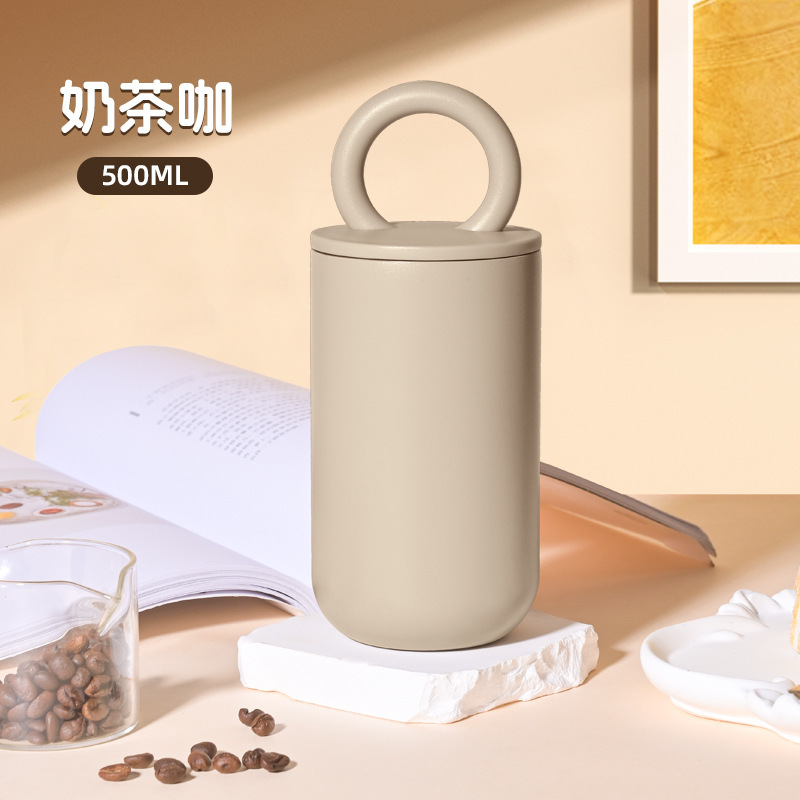 加厚咖啡保温杯 环形家用冰霸杯 高颜值便携学生杯子 水杯摔不烂|undefined