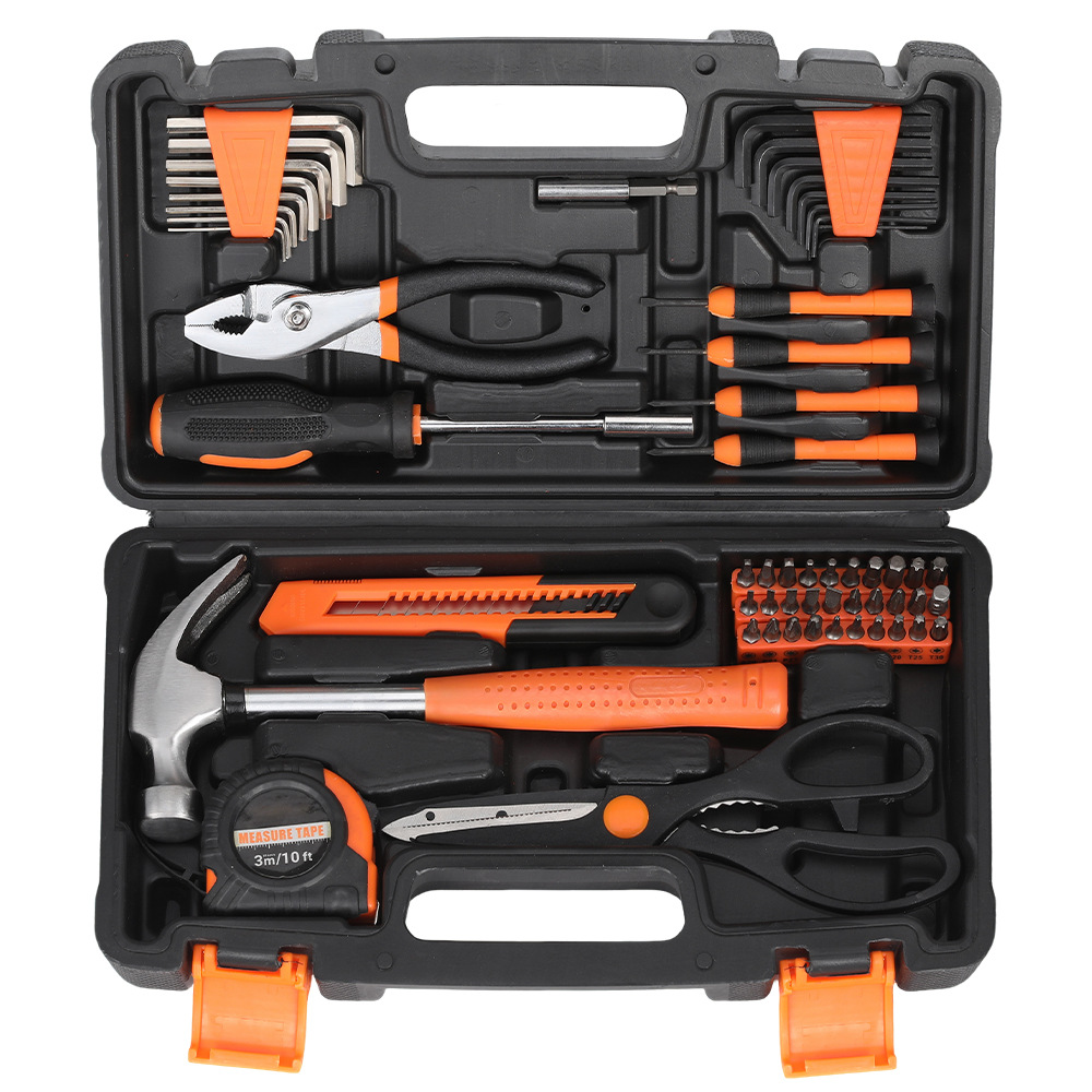 Kit de herramientas de hardware doméstico conjunto completo de herramientas de reparación de mantenimiento combinado manual doméstico multifuncional transfronterizo