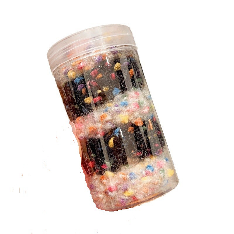 Banda de pelo para niños corbata de pelo colorida de niña cuerda de pelo de felpa bebé de alta elasticidad no duele cuerda de pelo accesorios para el cabello para niñas