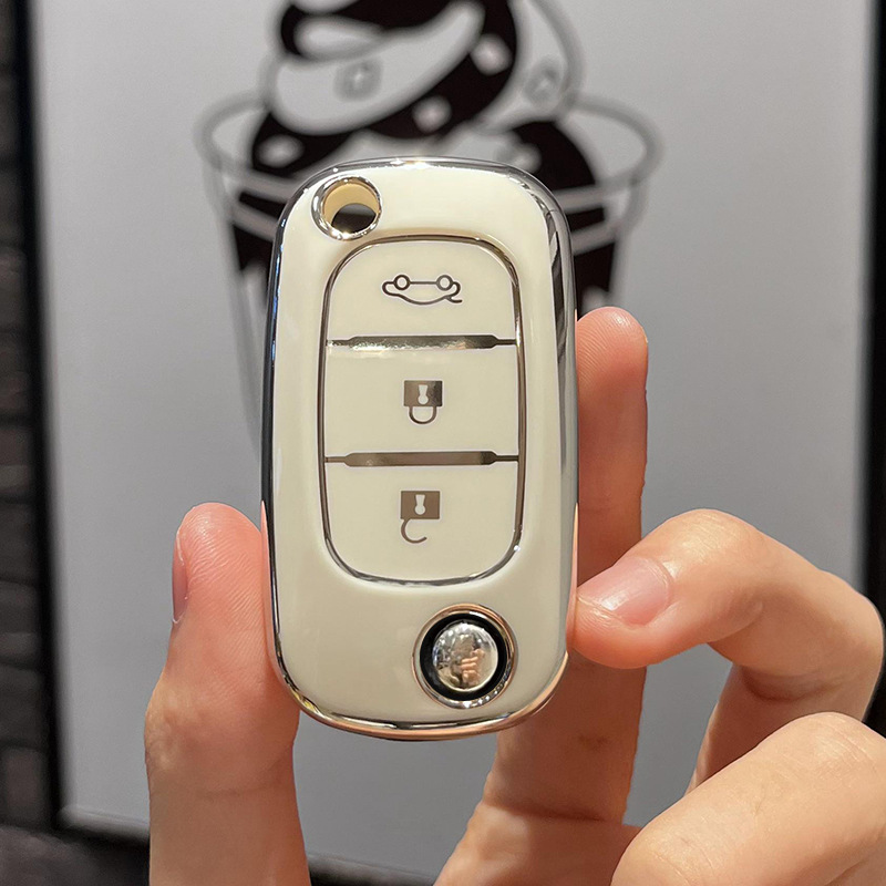 Funda de llave inteligente Mercedes-Benz aplicable plegable Mercedes-Benz Smart Elf fortwo coche forfour funda protectora