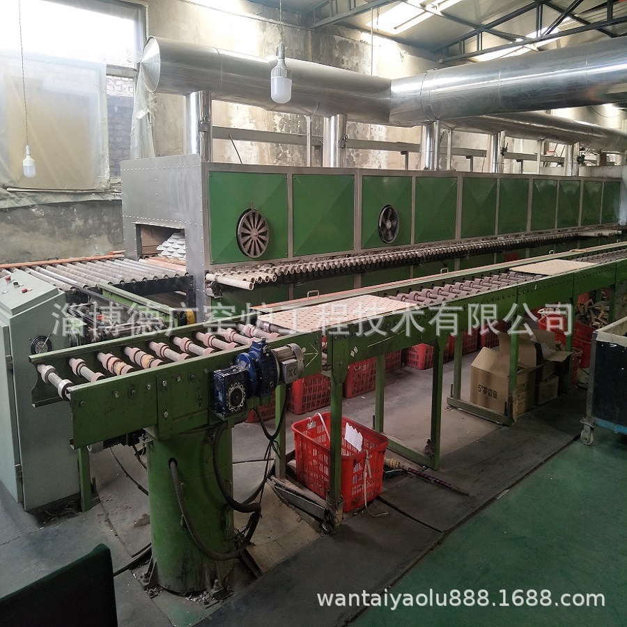 自动回车线辊道炉 淄博德广窑炉厂燃气窑炉 电热高温300-1350℃