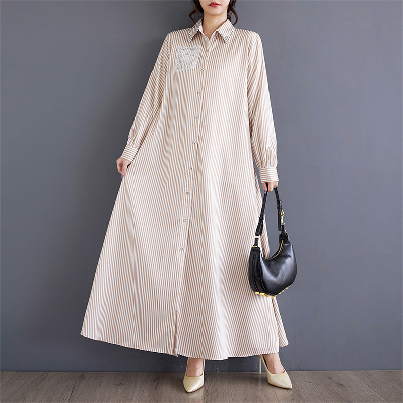 Autumn fashionable long elegant dress