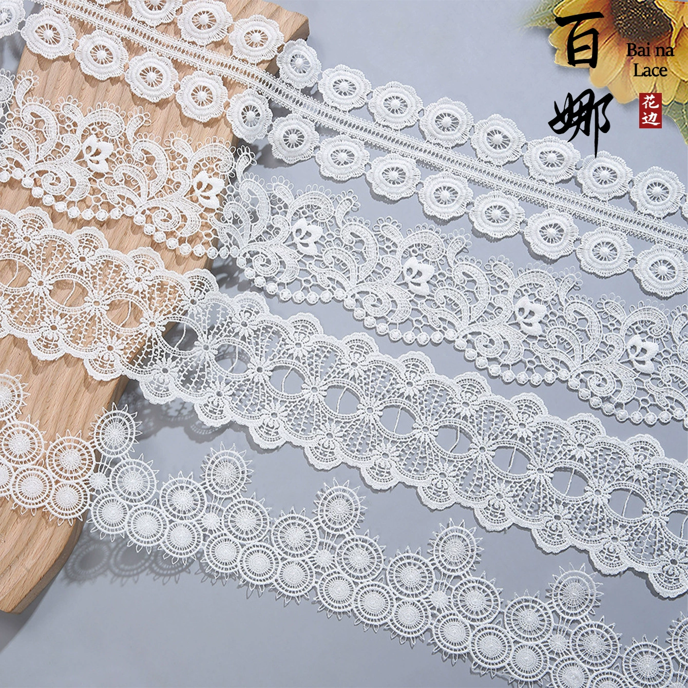 Новая модель Lorita декольте манжеты декоративные кружевные аксессуары спот молочный шелк полые водорастворимые кружева