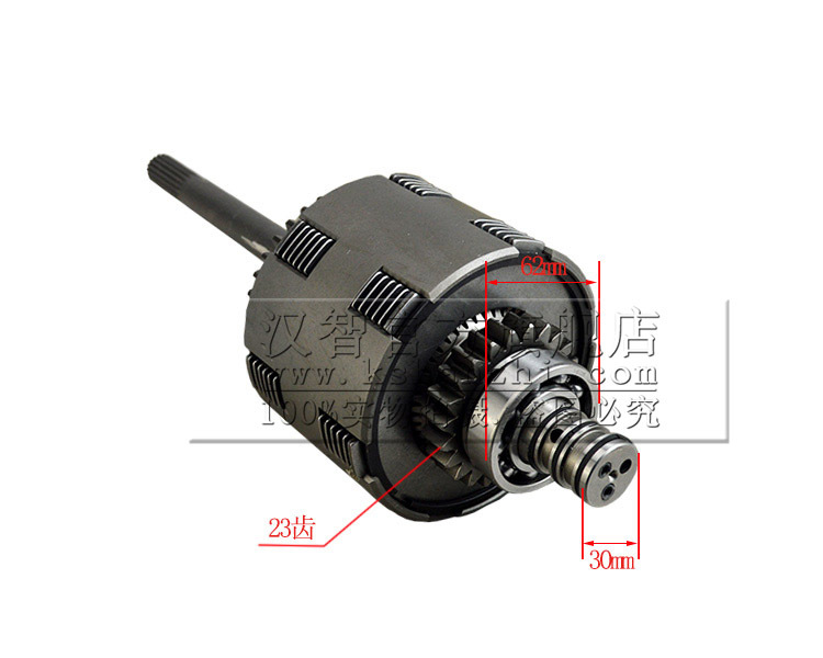 El conjunto de embrague hidráulico de la carretilla elevadora TLF-00101 es aplicable a la caja de engranajes de la carretilla elevadora 2T de 3 toneladas.
