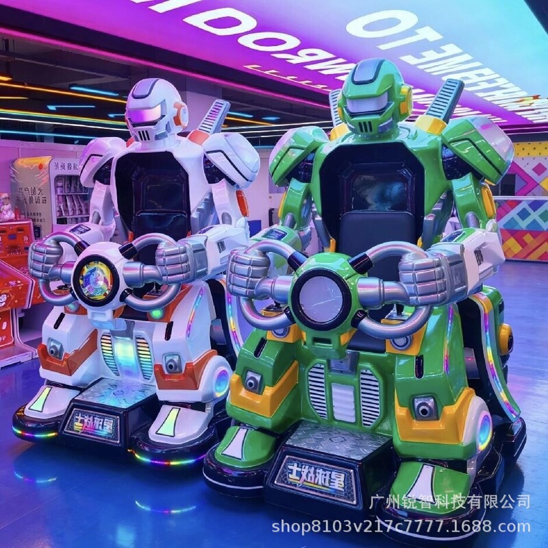 Planet Warrior Ai Intelligent Commercial Plaza Walking Amusement Robot Indoor Mall Park Children's Amusement Equipment