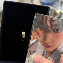 韩国明星韩维辰,金奎彬,章昊,沈泉锐同款戒指zb1快闪戒指