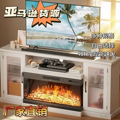 Amazon ベストセラーガラススライドキャビネットドア暖炉キャビネットテレビキャビネットリビングルームホーム MDF ボードボード収納家具