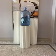 生日派对布置甜品台展示架摆件圆柱罗马柱商场折纸质橱窗折叠婚庆
