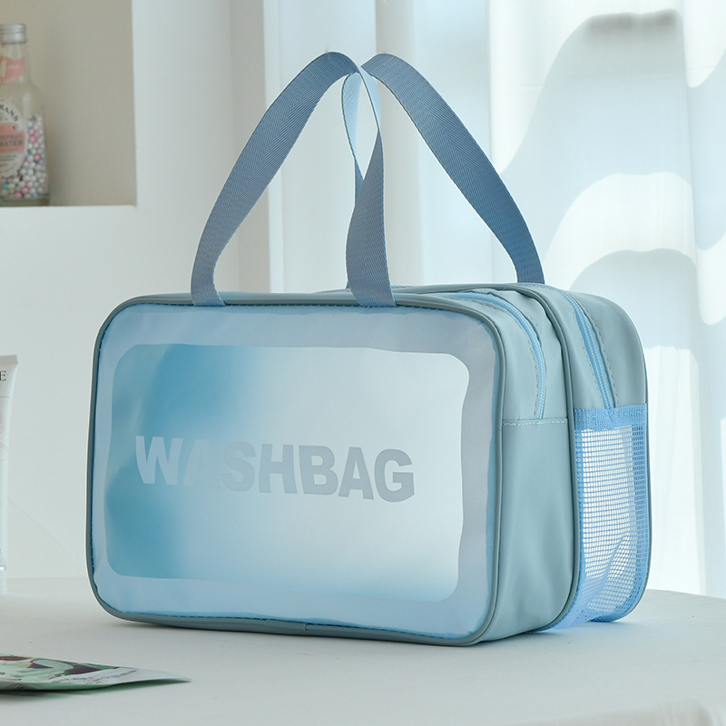 대형 블루 더블 레이어