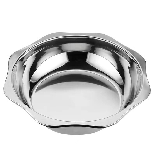 Stainless Steel Double Boiler Pot, Sun Pot, Octagonal Hot Pot, Household and Commercial Divided Two-Flavor Clear Soup Pot