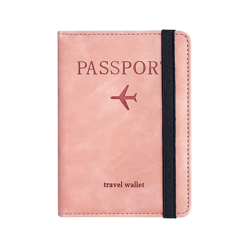 Bolsa de pasaporte de cuero de pu Amazon cross-border rfid multi-tarjeta multifunción passport passport funda de pasaporte