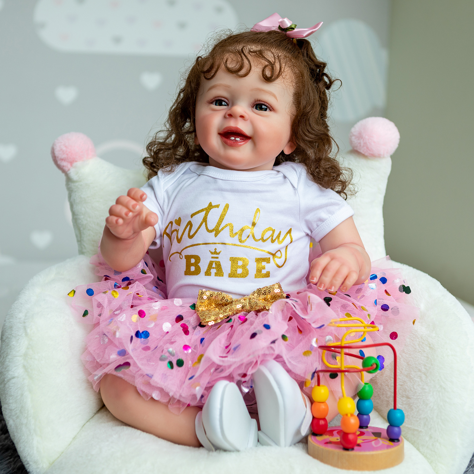 Npk60cm simulación bebé princesa muñeca transfronteriza e-commerce suministro de una pieza de entrega deseo Amazon