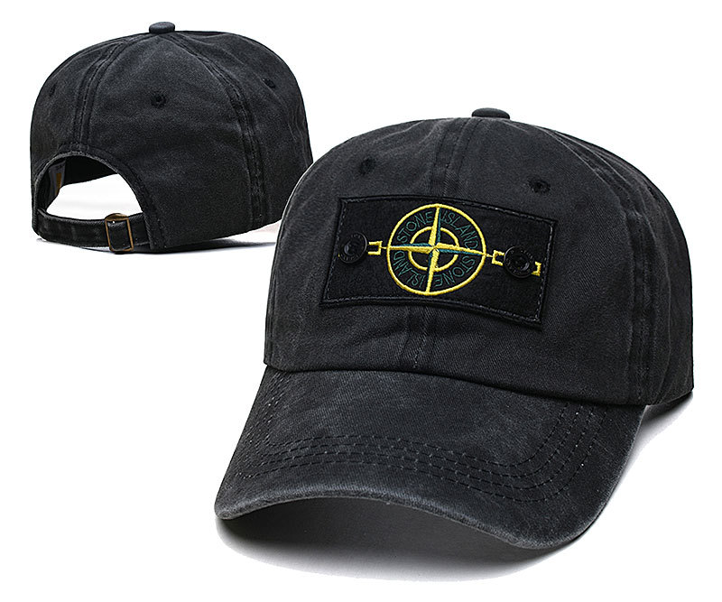 Stone Island Compass Patch Cap Black