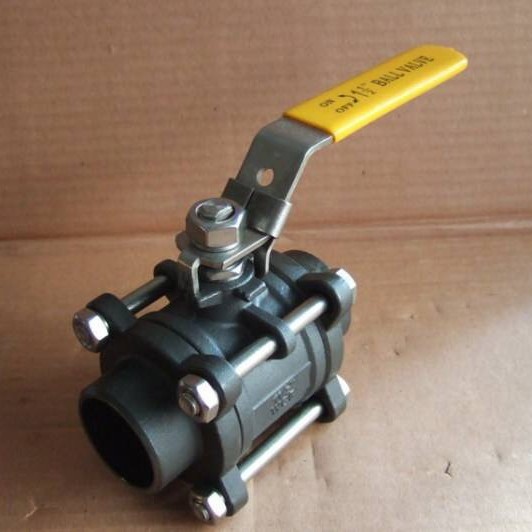 三片式碳钢丝扣球阀重型体三片碳钢球阀耐高温Q61PPL丝扣球阀燃气