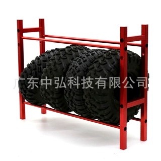 trx4 scx10模1/10 房车/攀爬车 通用 仿真场景 轮胎架 轮毂展示架