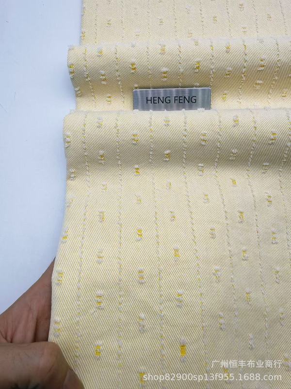马卡龙色钩花小香风牛仔面料春秋裤子外套裙服饰箱包布料厂家批发|undefined