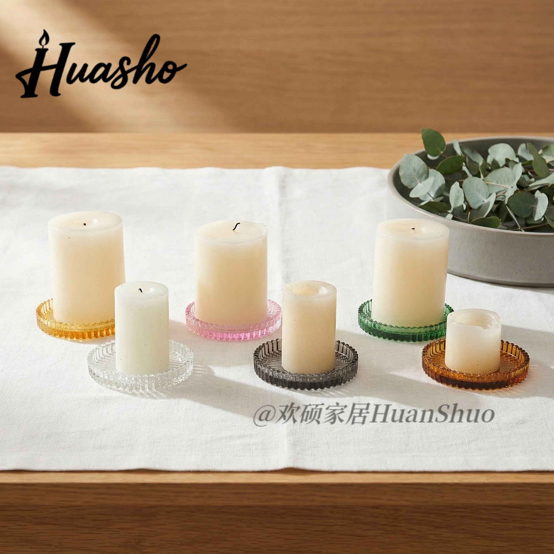 glass candle