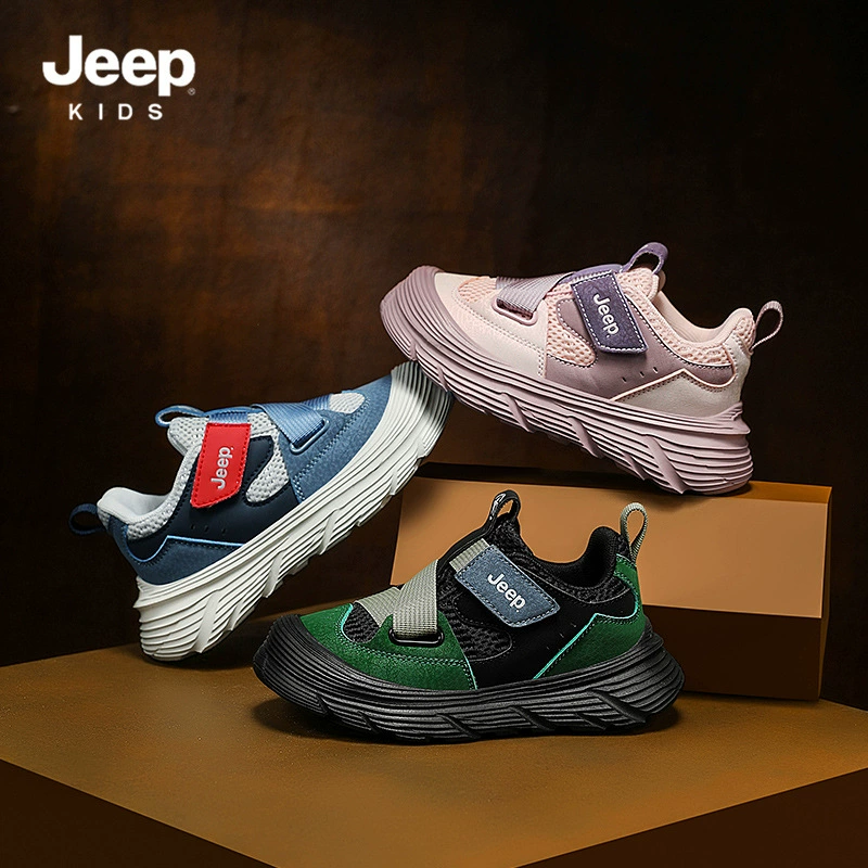 Jeep, дышащие нескользящие удобные спортивные туфли для мальчиков, осень, тренд сезона