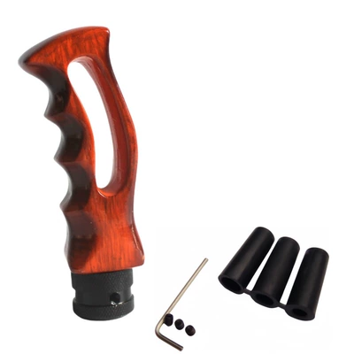 handle gear head stick – Armrest, handle, handle - mahogany