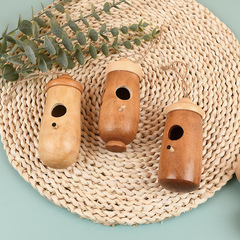 Modern Minimalist Wooden Birdhouse for Cross-border, Mini Decor, Micro Hummingbird House, Outdoor Garden Courtyard Bird Feeder, Wholesale