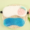 Three dimensional mousse, sleep mask, strawberry