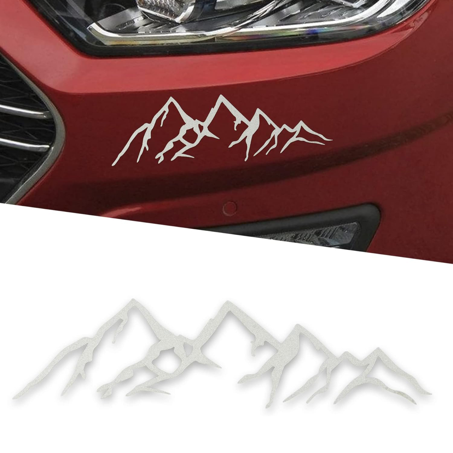 Fabricante de Amazon Snow Mountain Tree decal pegatinas de automóviles, talla pegatinas de automóviles impermeables personalizadas image 7