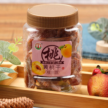 绿香园黄桃干200g罐装桃子干办公零食休闲食品厂家22罐/件