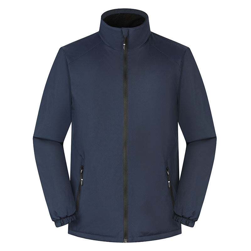 Otoño e invierno chaqueta al aire libre hombres y mujeres mismo a prueba de viento impermeable collar de soporte malla interior montañismo ropa fitness chaqueta deportiva