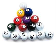 厂家批发数字印刷迷你高尔夫球桌球套装 台球高尔夫  golfball