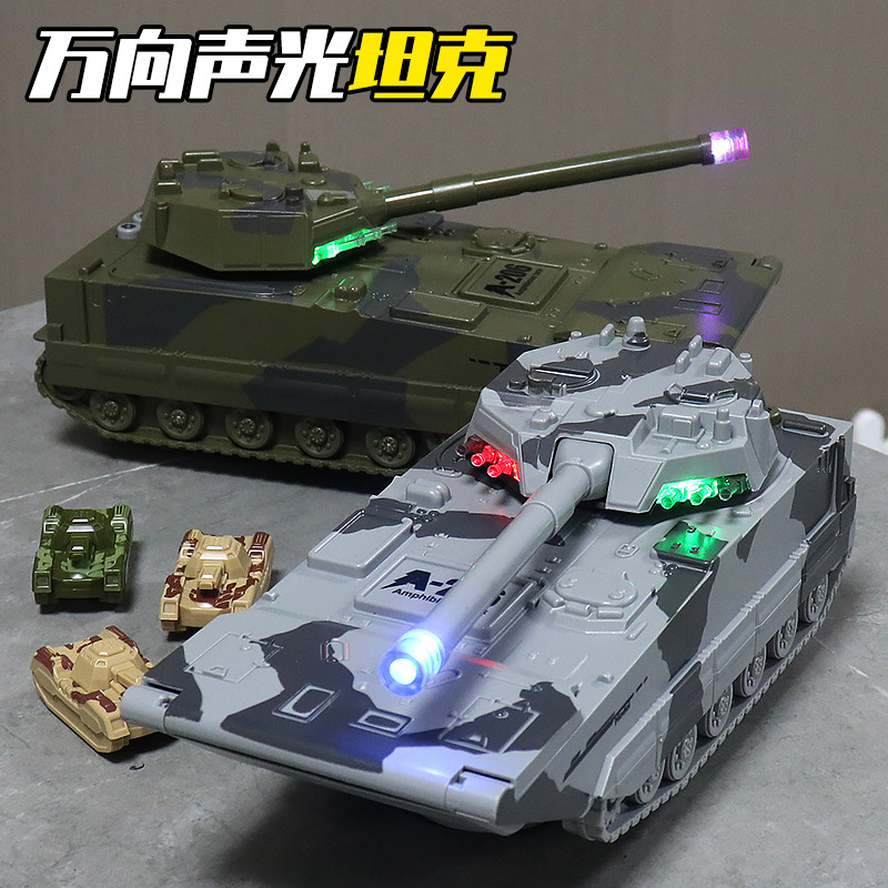 Tanque de transporte universal eléctrico de vibración de sonido, música, iluminación, simulación de aviones de pasajeros, aviones de transporte, juguetes para niños