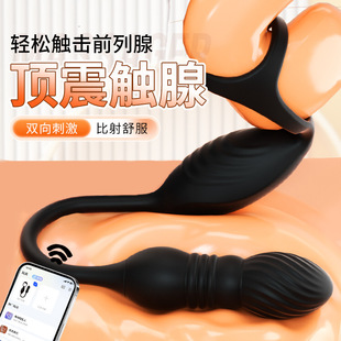 Mystery Jilanfeng Retractable Prostate Massager for Men, Adult Erotic Masturbation Device, Electric Anal Plug 175/Box