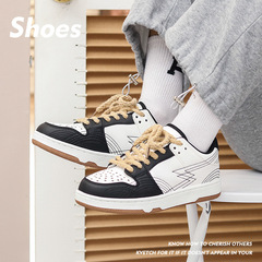 2024新款情侶鞋男女同款秋季板鞋女款小白鞋增高運動潮鞋休閒板鞋