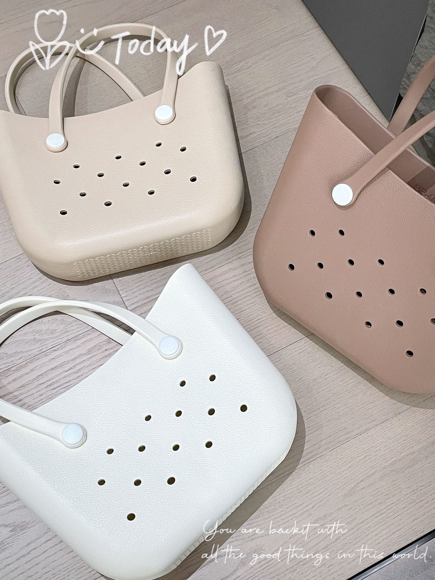 1696g Weight Open Closure Type Double Handle Strap Type Handbag Bags Type Casual, Daily Occasion EVA Material Solid Color Pattern All Seasons Season Women's Gender Streetwear Style Square Shape Women's EVA Solid Color Streetwear Square Open Handbag 11