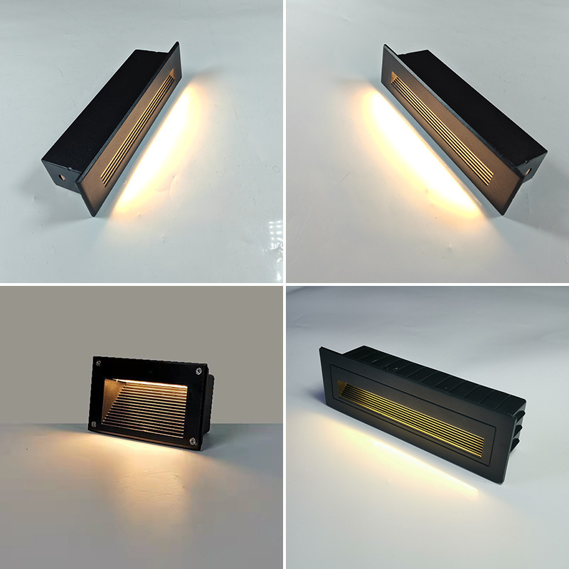 Floor Lamp embedded step lamp outdoor waterproof skirting lamp corner lamp stair step spotlight underground lamp