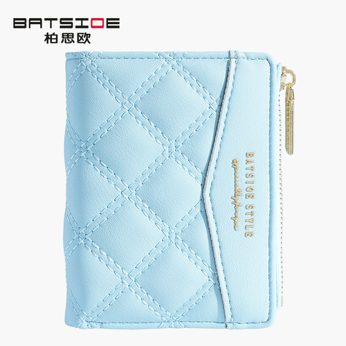 2024 Short Women's Wallet Embroidered TPU Connected Student Bag Card Holder Bus Coin Purse Simple Handbag Card Holder