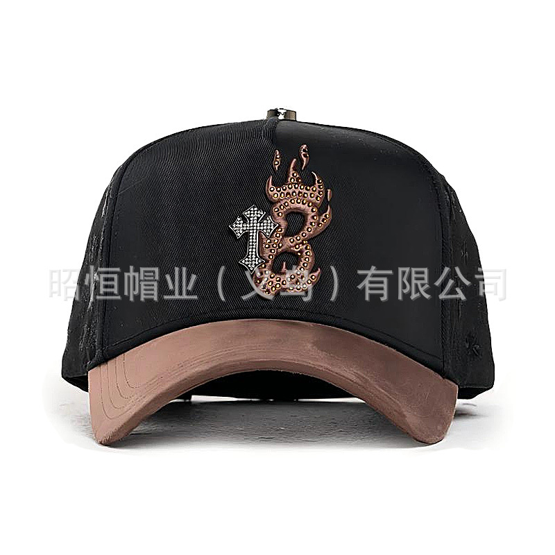 Comercio exterior transfronterizo de Nueva York sombreros de cara pequeña ajustable bordado lengua de pato estilo coreano sombreros de béisbol para hombres y mujeres al aire libre